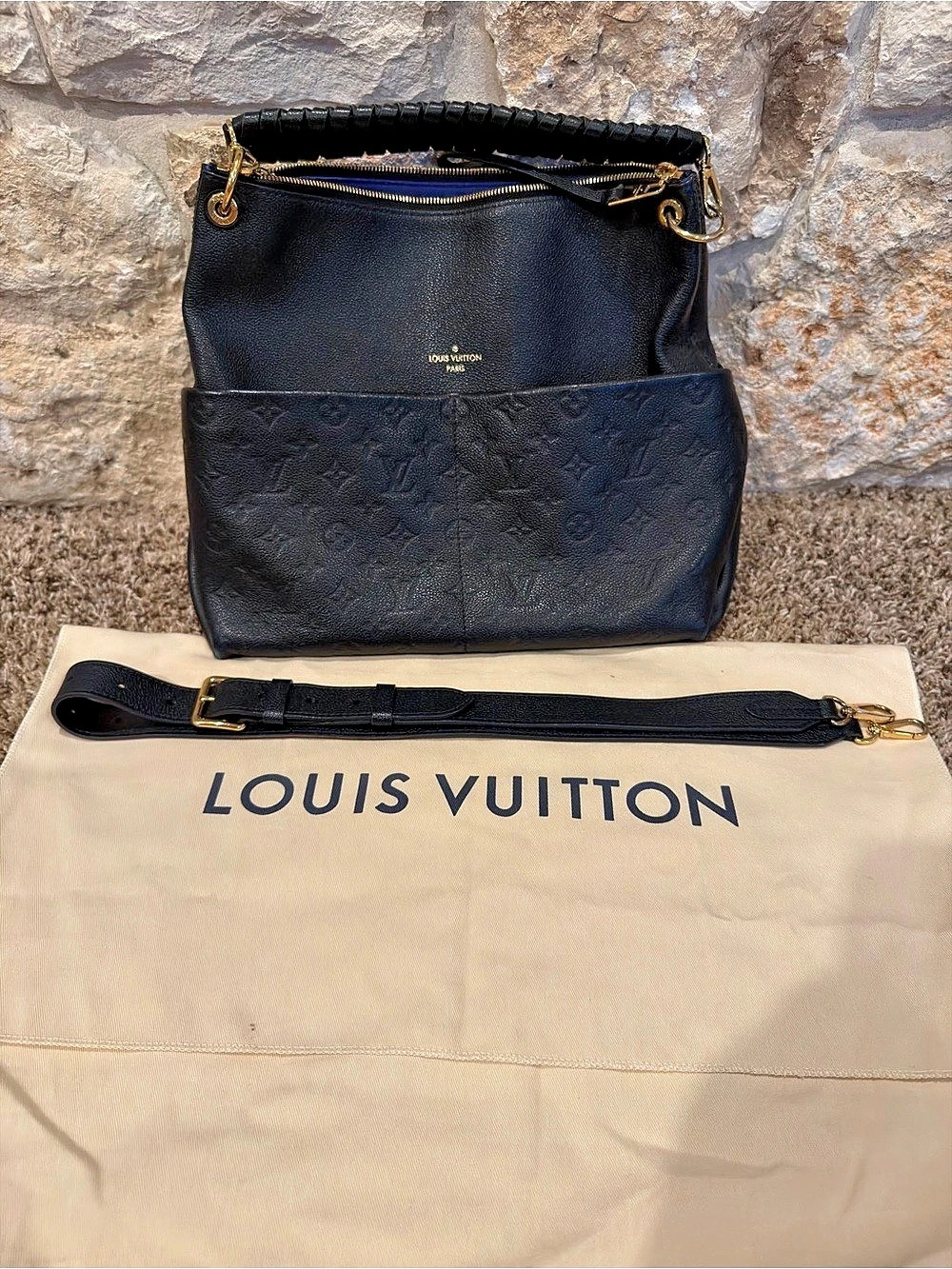 Louis Vuitton Maida Hobo Black Shoulder Bag